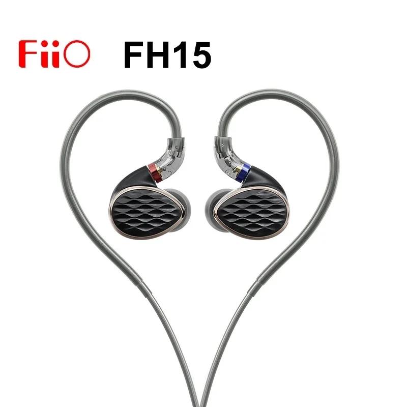 FiiO ػ HIFI ̾ ̾, 1 ̳ 3 BA ̺긮  IEM 3.5mm 4.4mm ÷, MMCX и  ̺ ̽, Ȱ FH15